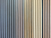 WPC Acoustic Slat Wall Panel (2' x 4') β Stylish, Durable & Sound-Absorbing
