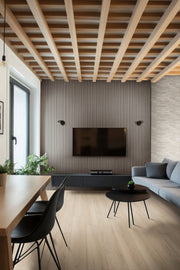 Fog Acoustic Wood Slat Panels-Gray-Light