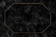 Octagon gold frame