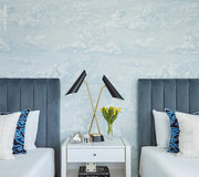 Cloud Toile Wallpaper