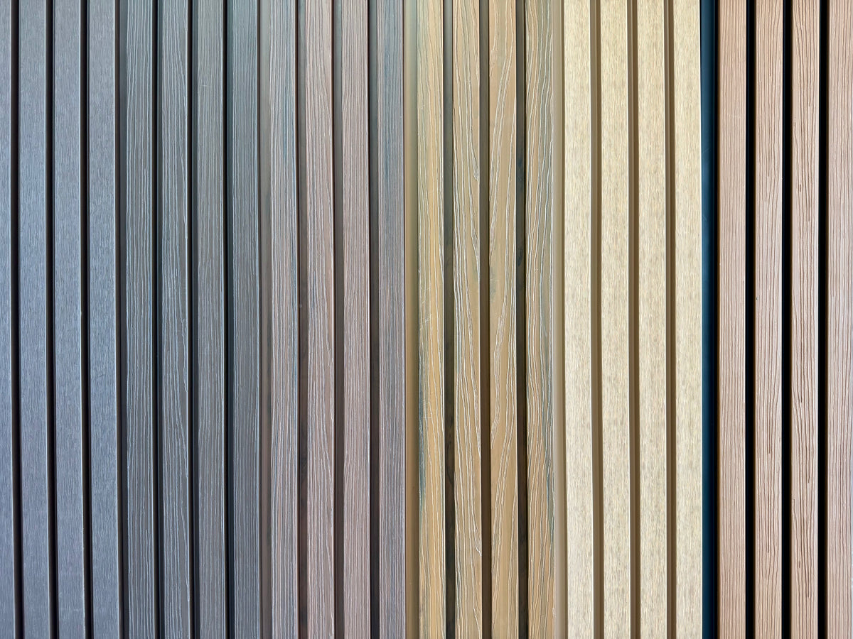 WPC Acoustic Slat Wall Panel (2' x 4') – Stylish, Durable & Sound-Absorbing