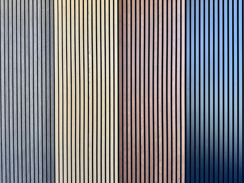 Premium Acoustic Slat Wood Panel (2' x 4') – Modern Sound