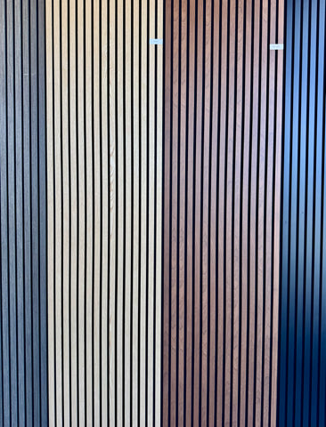 Premium Acoustic Slat Wood Panel (2' x 4') – Modern Sound