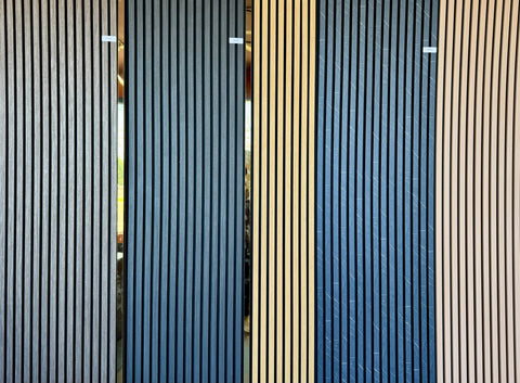 Premium Acoustic Slat Wood Panel (2' x 4') – Modern Sound