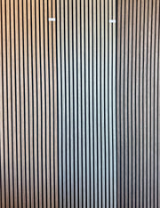 Premium Acoustic Slat Wood Panel (2' x 4') – Modern Sound