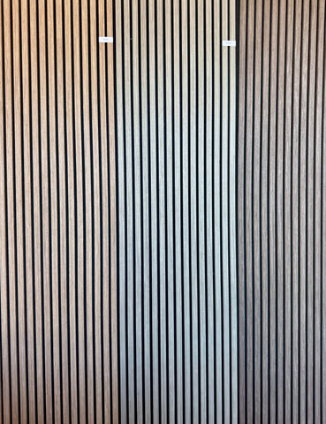 Premium Acoustic Slat Wood Panel (2' x 4') – Modern Sound