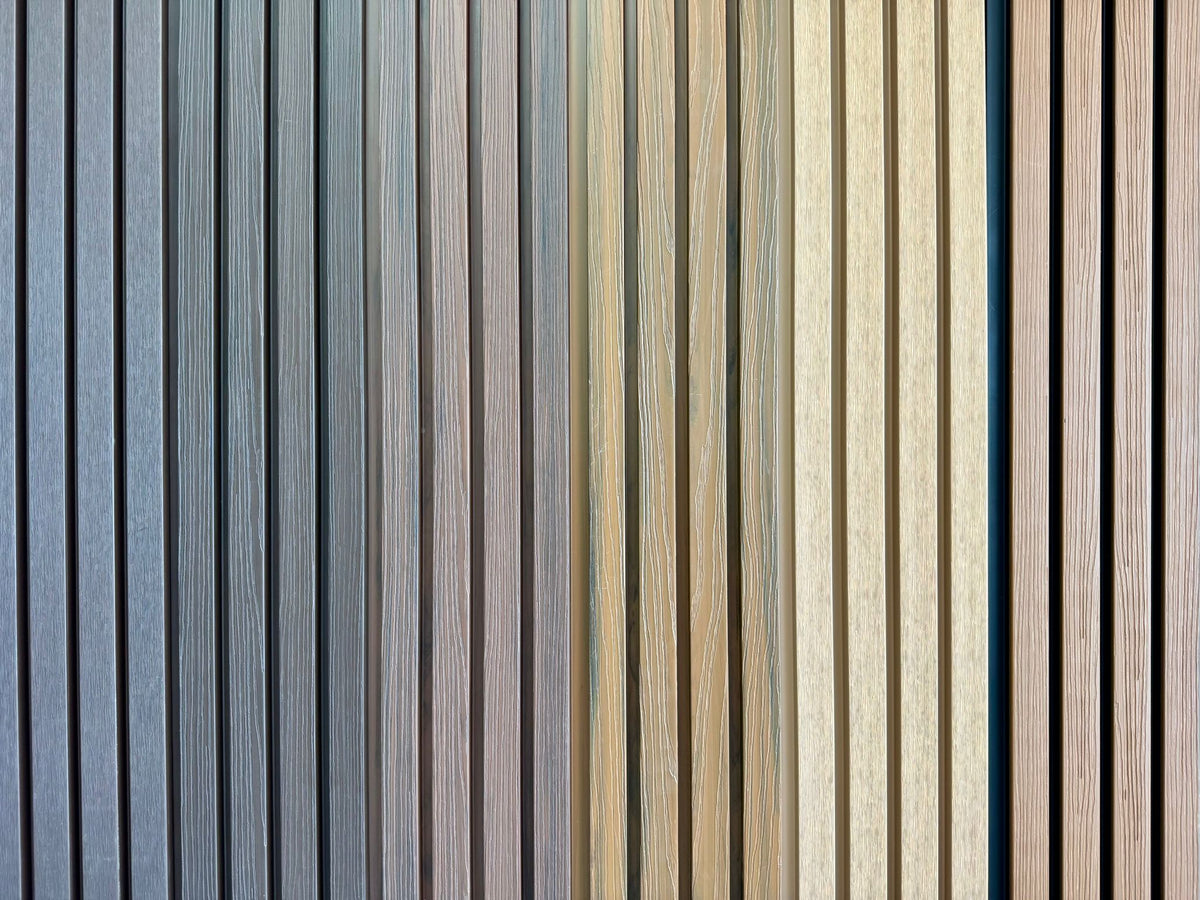 WPC Acoustic Slat Wall Panel (2' x 4') – Stylish, Durable & Sound-Absorbing