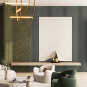 grey oak-toned acoustic wall panel