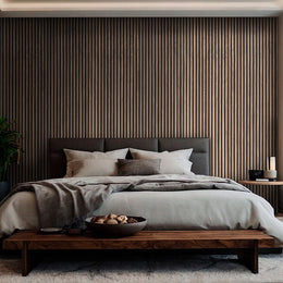 Tawny Acoustic Wood Slat Wall Panels