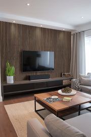 Tawny Acoustic Wood Slat Wall Panels