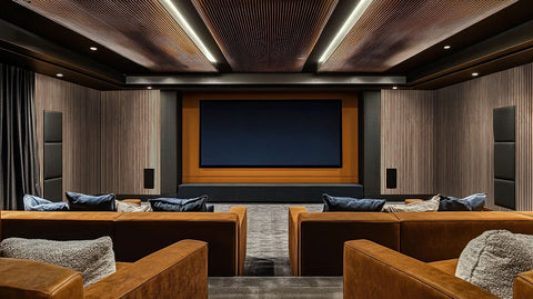 Tawny Acoustic Wood Slat Wall Panels
