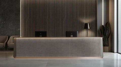 Umber Acoustic Wood Slat Wall Panels