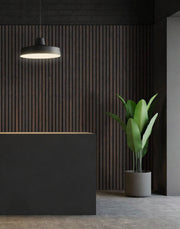 Smoked Oak Acoustic Slat Wood Wall Panels