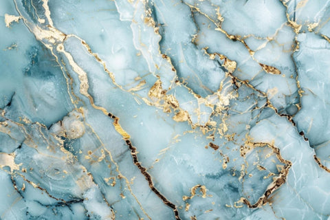 blue and white marble