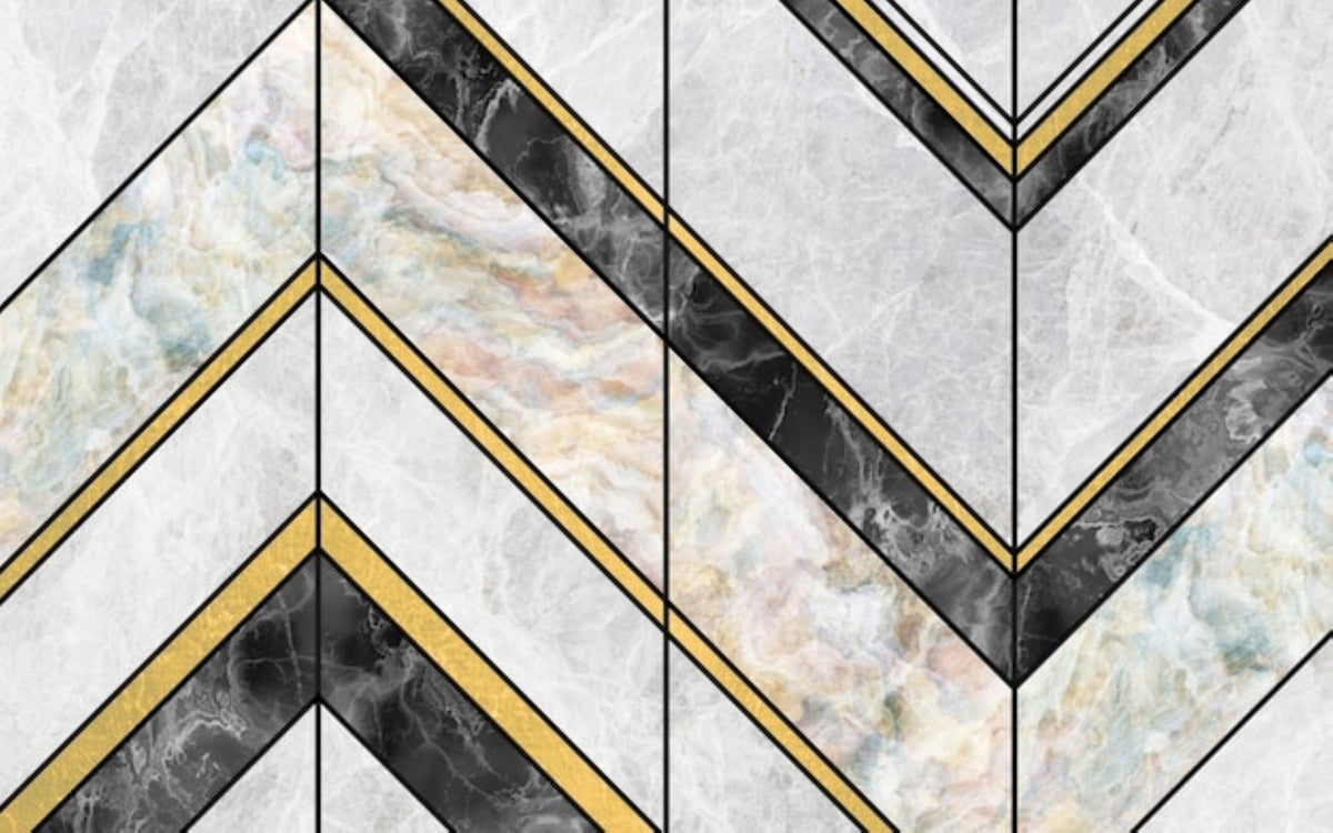 contracted style marble