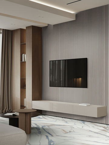 Natural Acoustic Wood Slat Wall Panels