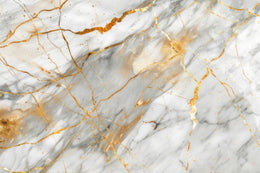 White marble with golden veins