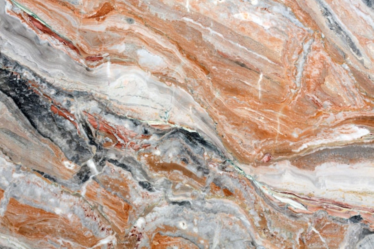 multicolored marble