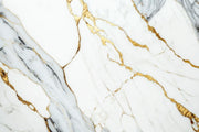 White marble with golden veins