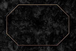 Octagon gold frame