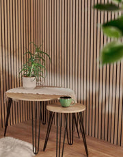 Oak Acoustic Slat Wood Wall Panels